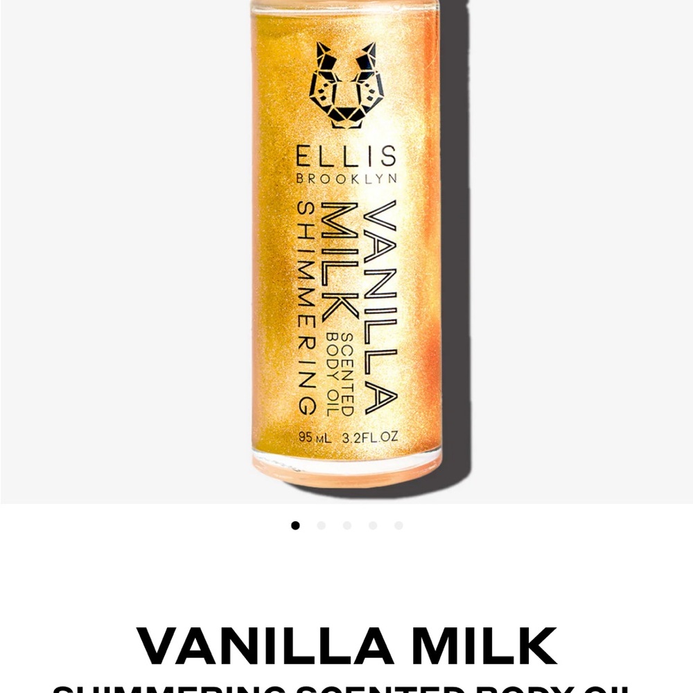 Ellis Brooklyn Vanilla Milk Shimmering Body Oil - Gold